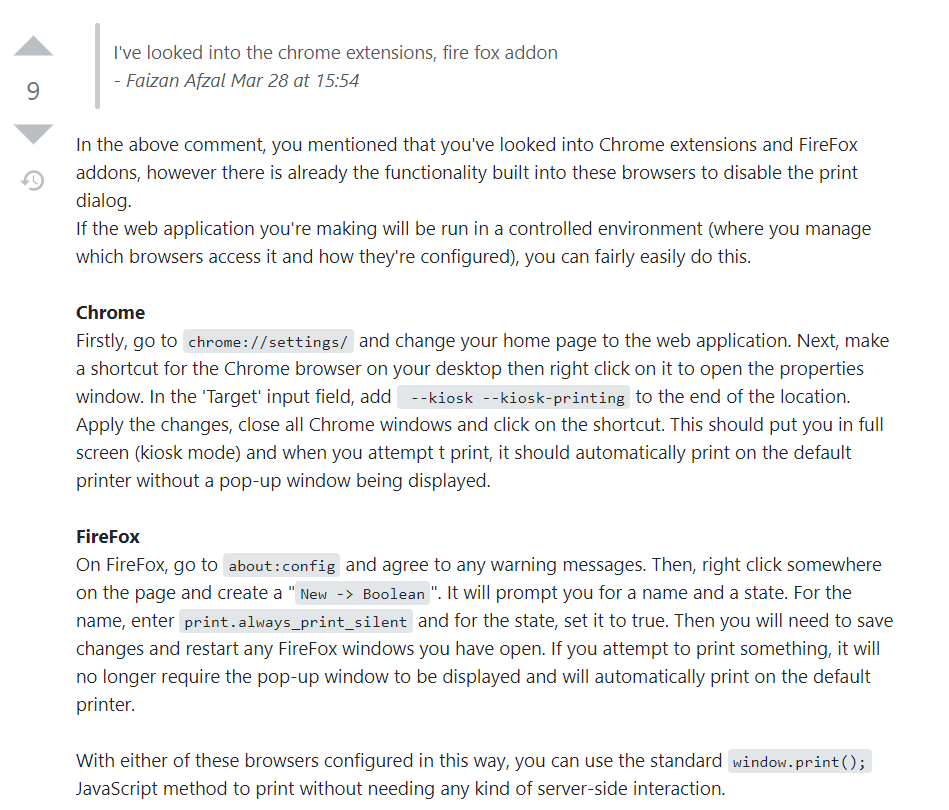 突破技术限制，实现Web端静默打印