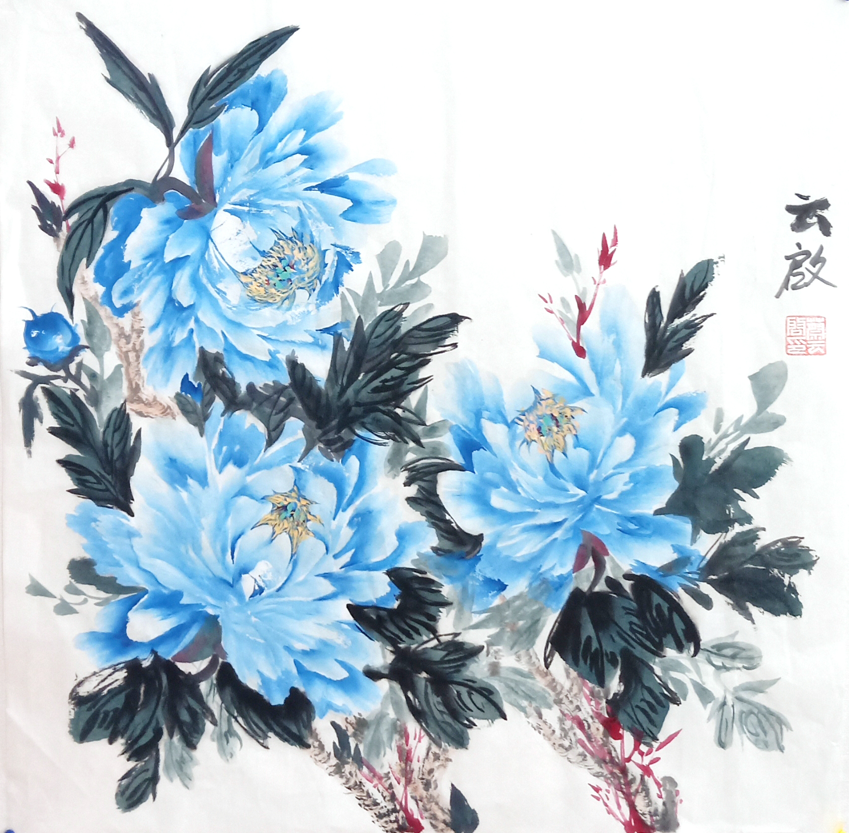 著名画家蔡云启应邀参加盛世冬奥——艺术先行中国书画名家邀请展