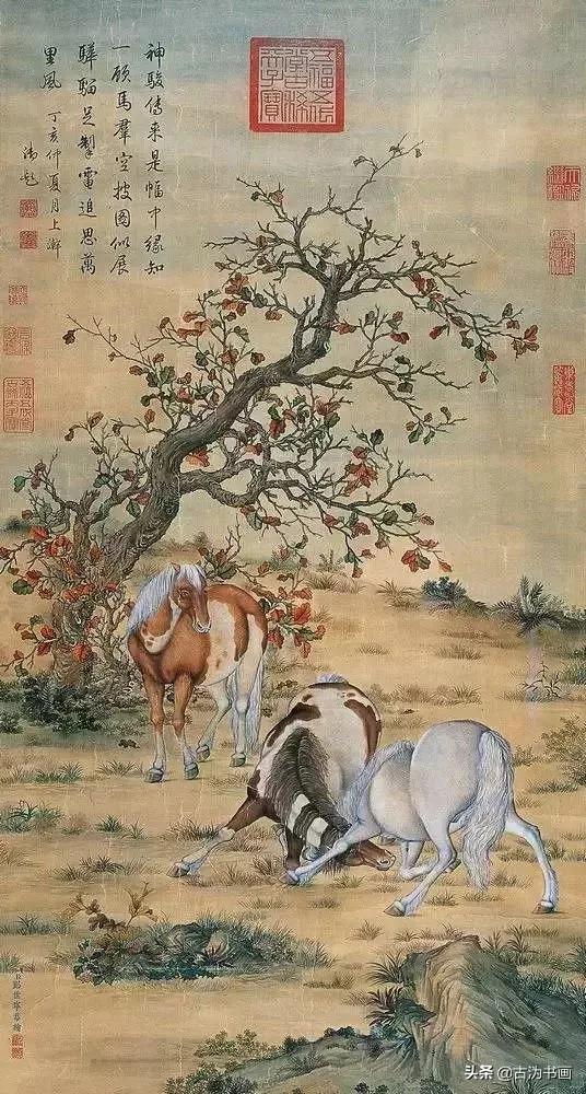 清代宫廷画家郎世宁的（清代宫廷画家郎世宁的什么图描绘了姿态各异之骏马白皮）-第29张图片-悠嘻资讯网