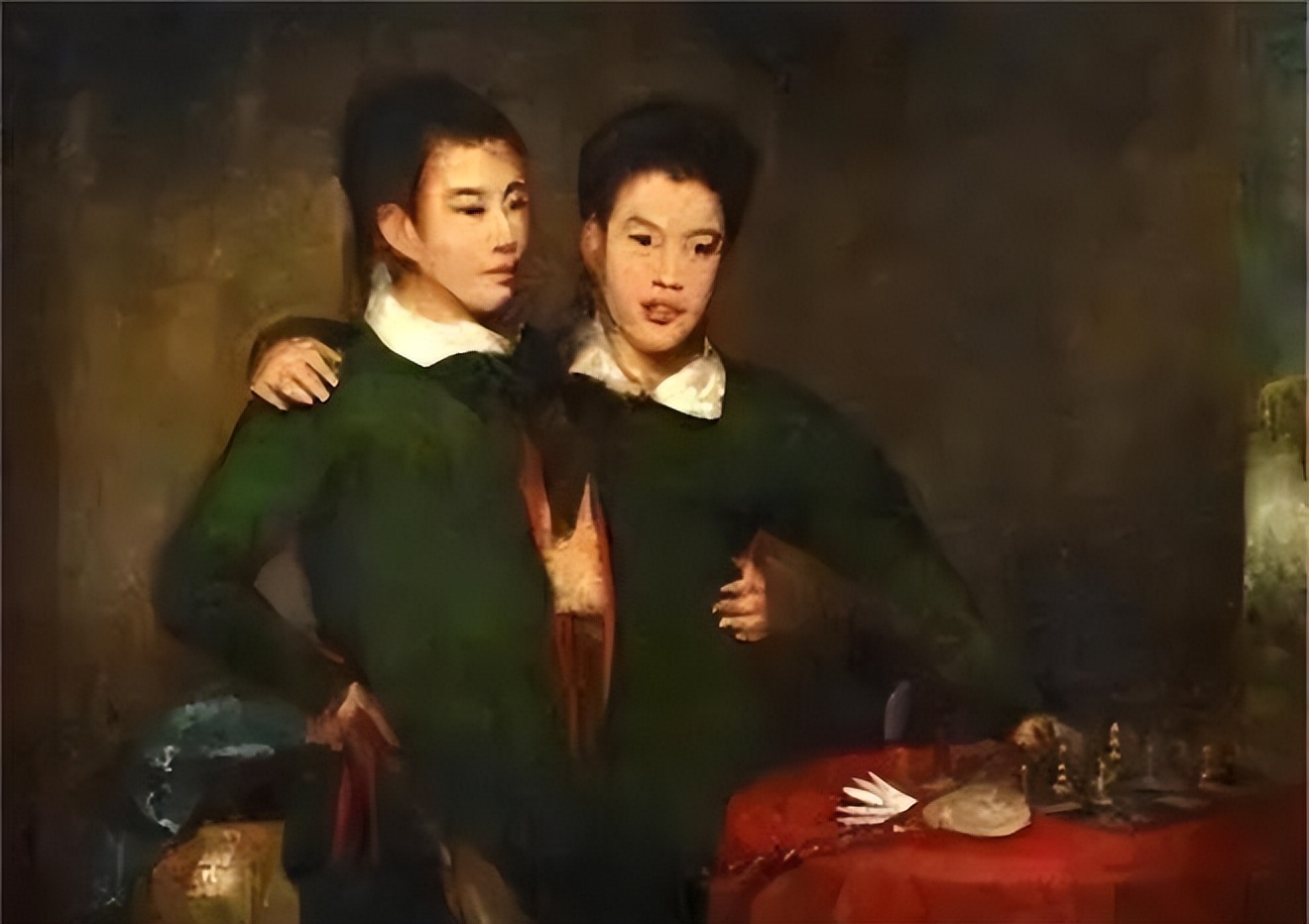 连体人如何结婚生子？邦克兄弟娶了亲姐妹花，生育了21个孩子