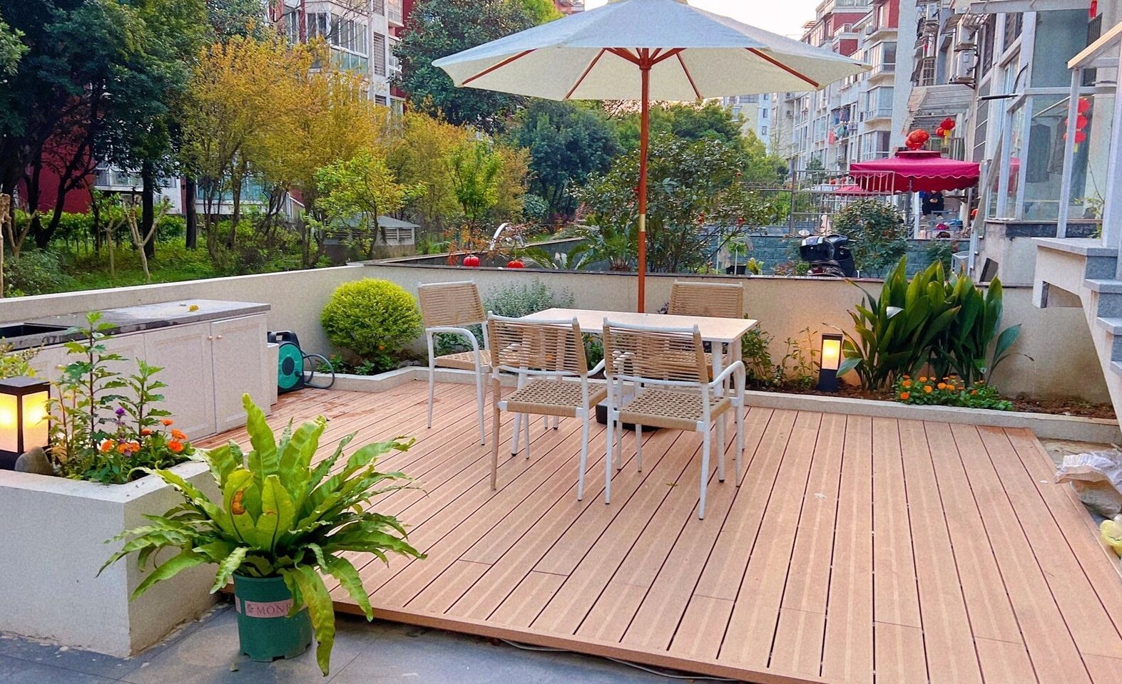 花园门选得好(买了一楼带院子的房子,都说不好,打造成花园后,邻居们都