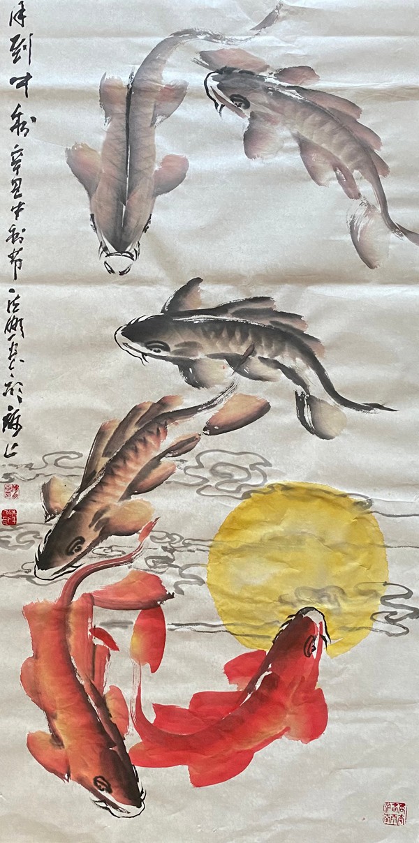 云中鹤 诗中仙 画中见真颜——著名画家朱法鹏作品欣赏