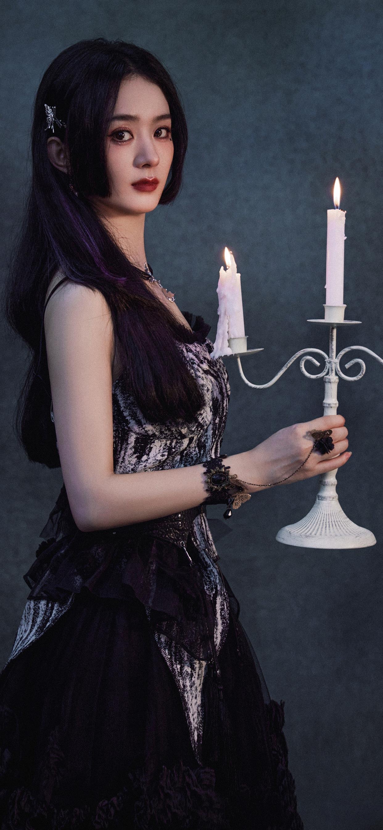 赵丽颖壁纸｜红色玫瑰系列