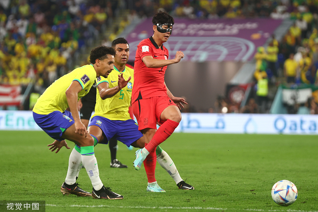 巴西世界杯1080p合集（世界杯｜维尼修斯传射内马尔罚点 巴西4-1韩国）