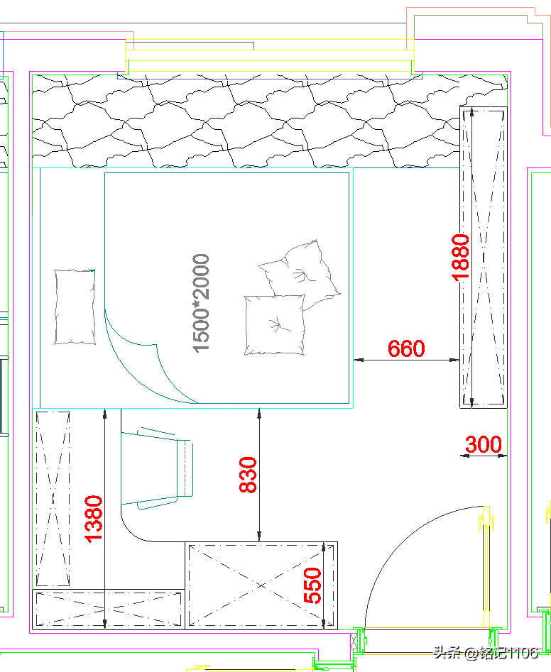 简单的简笔画房子(0基础CAD平面简单入门细节，如何规“画”自己的家)