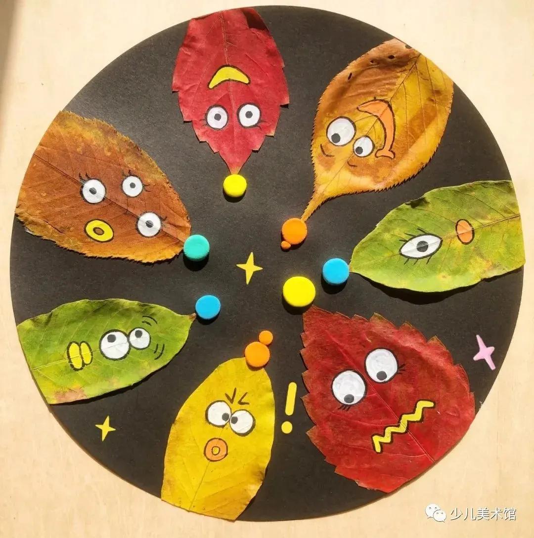 2022最新树叶贴画手工作品大集合,手残党可进,高高手可入