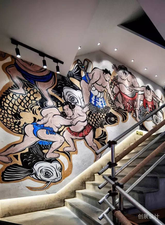 网红日式料理寿司店设计案例，东莞板井寿司，by创展空间设计