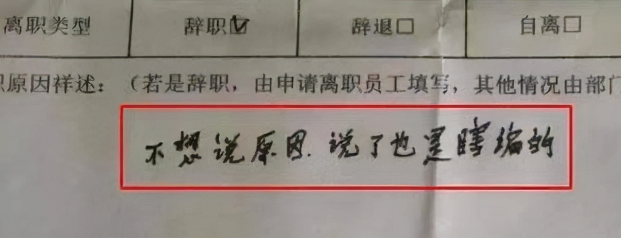 最聪明的一种员工离职理由怎么写(00后“花式辞职信”火了，辞职理由太奇葩，网友：我也想辞职啊)