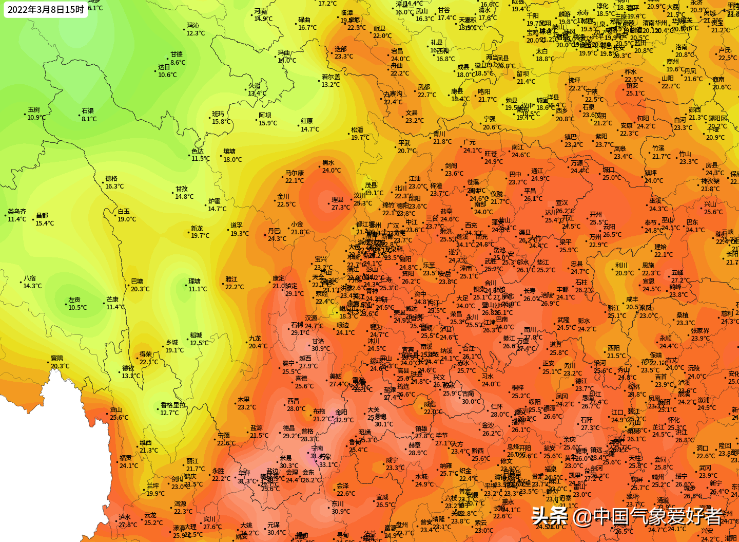 少见！川渝云贵晴空万里，炎热称霸全国！分析：夏天的系统在出现