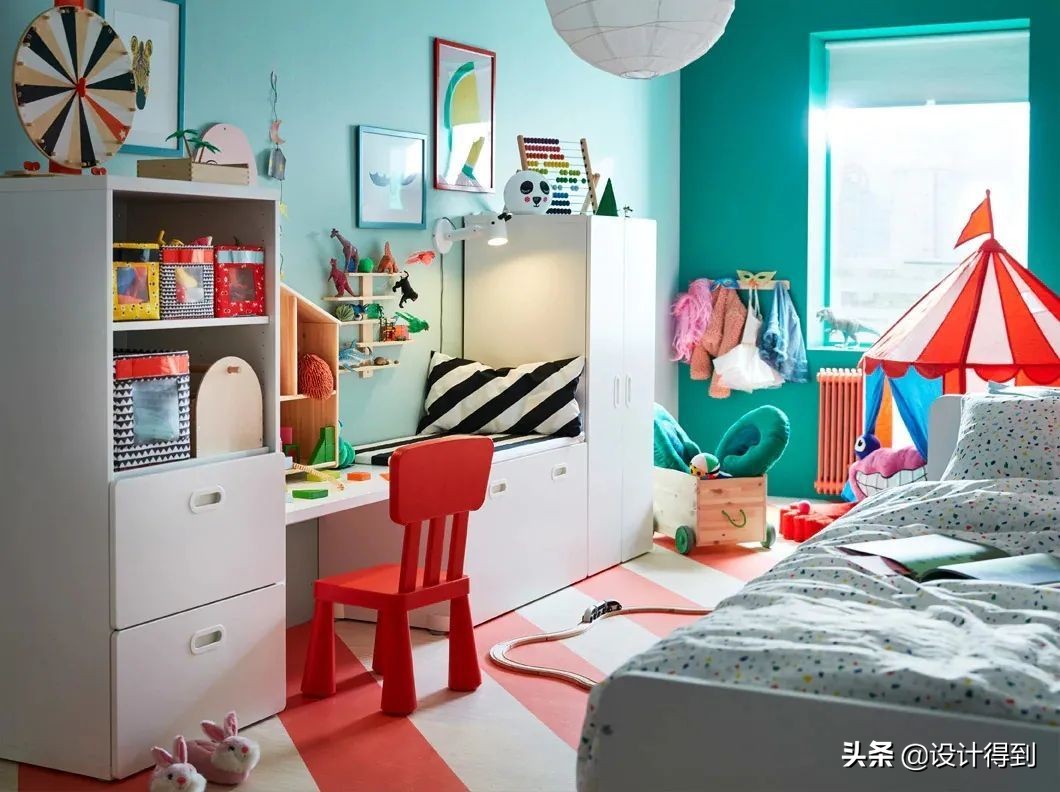 室内设计师该怎么给儿童房配色，好看又科学？