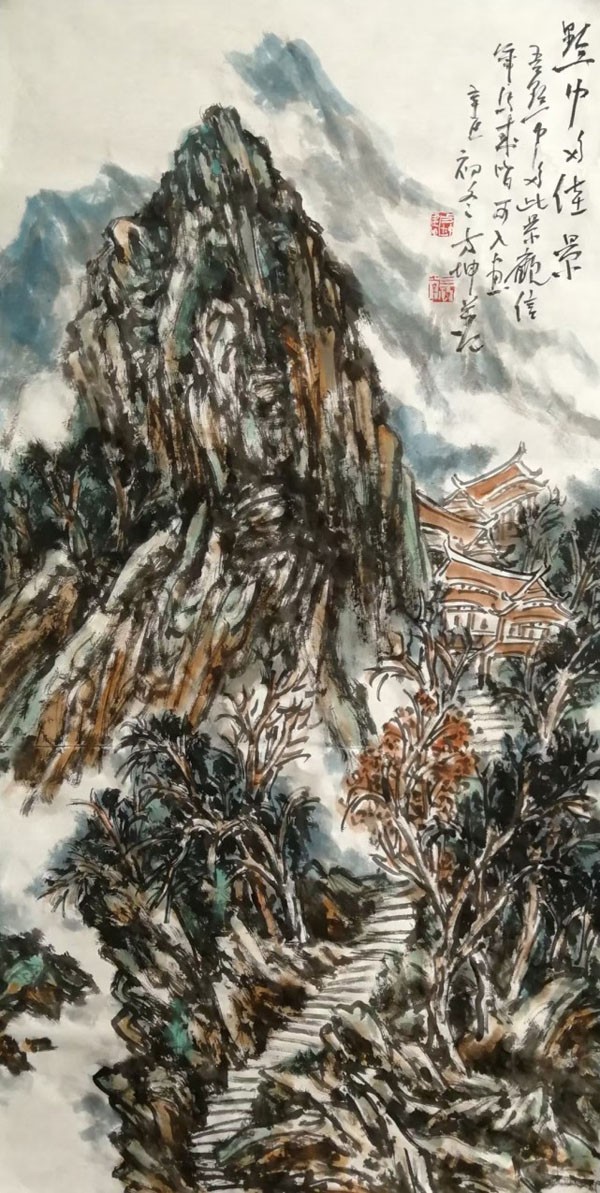 大气雄浑 随意率真——实力派著名画家方坤作品欣赏