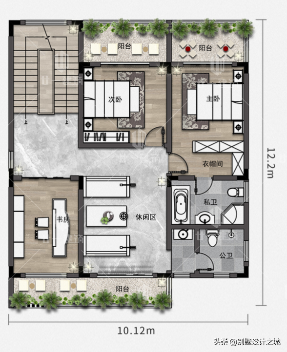 10×12门面房设计成梦中情房，商业和居住两不误，简直找不出毛病