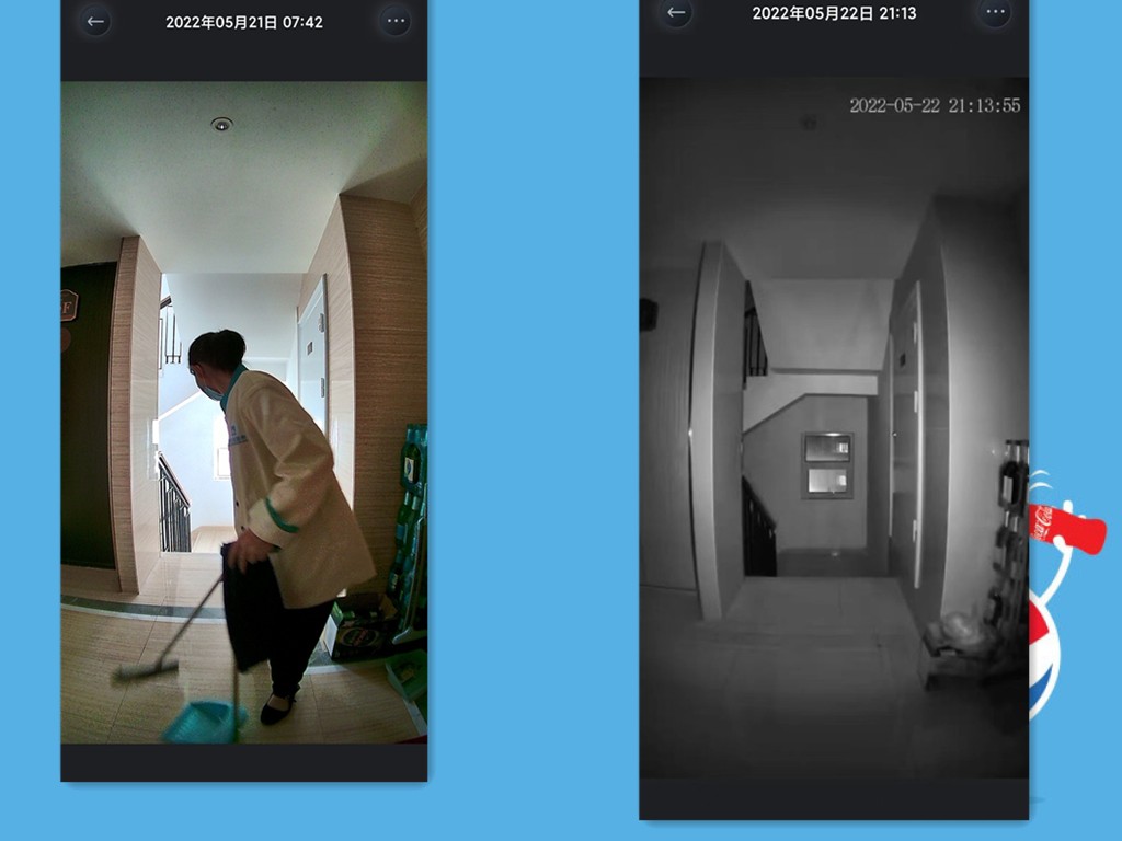 4寸高清可视屏，24小时实时监控，德施曼Q50MPro带给你安心放心