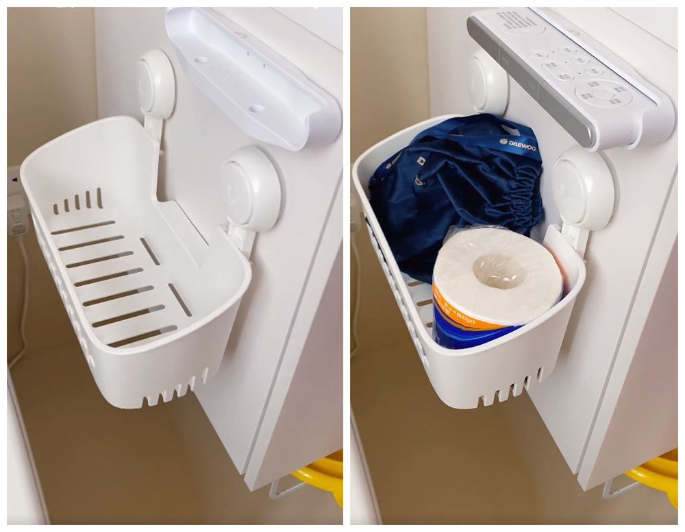 她“沉浸式”收纳3㎡卫生间，将各种杂物整齐归类，网友：太治愈