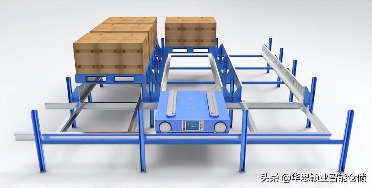 智能四向穿梭车和四向车货架