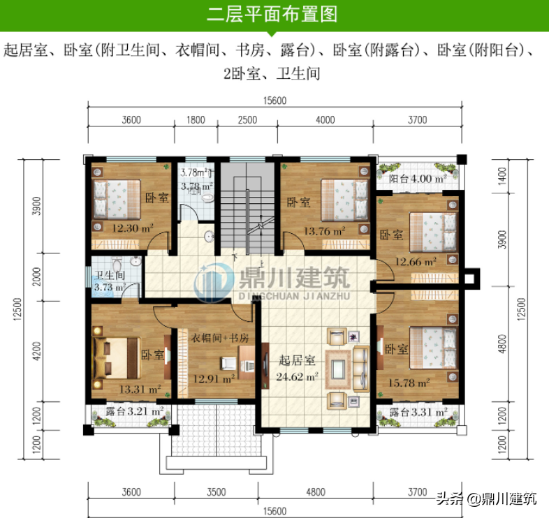 6套实用接地气带车库别墅，可停车可放杂物，农村建房必不可少