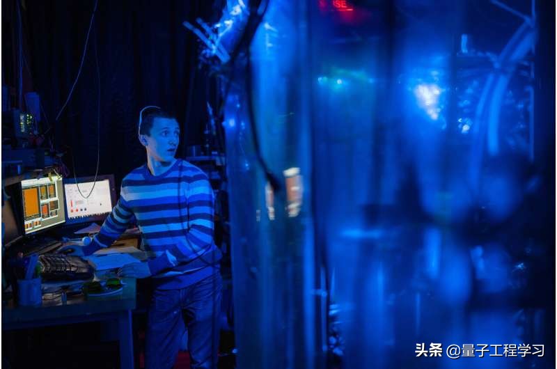 量子模拟器显示电子的各个部分如何在一维中以不同的速度移动