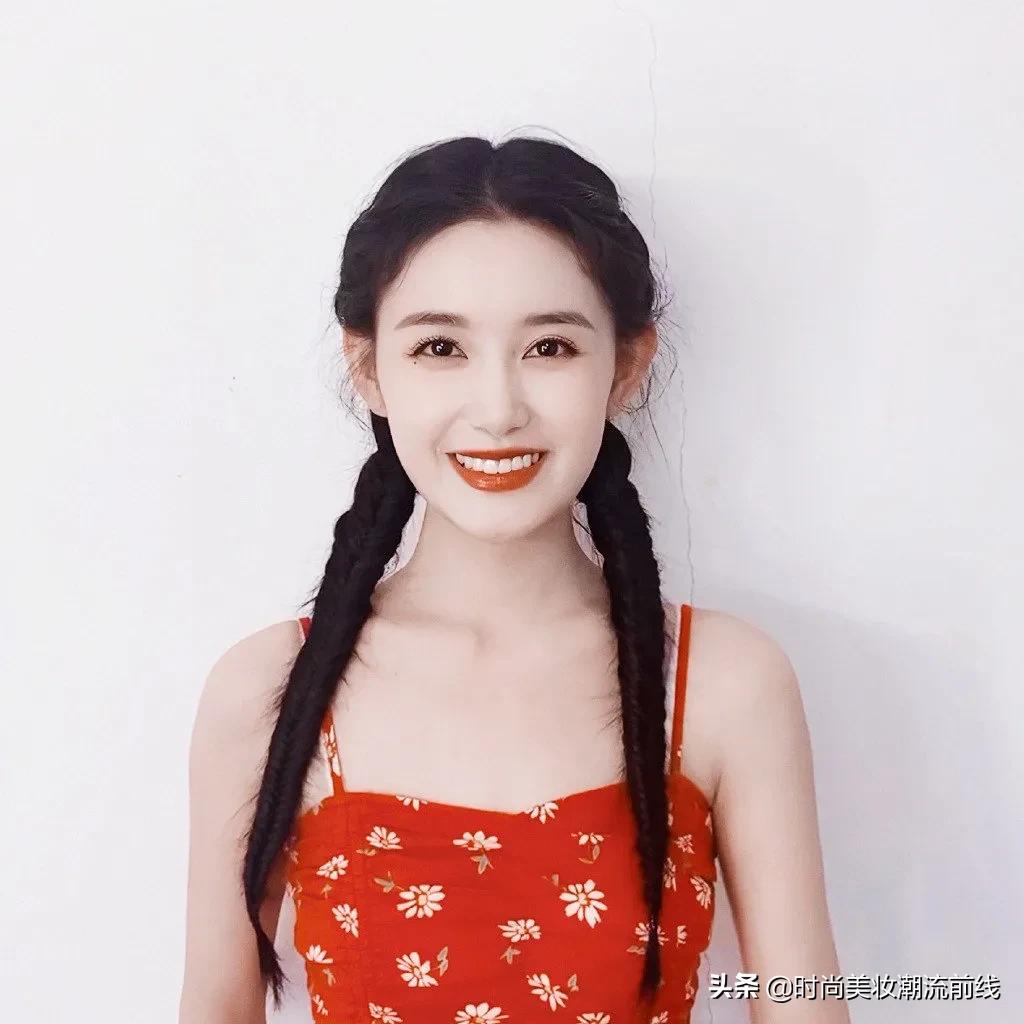 蒋依依，红果妹宝儿，麻花辫姑娘，好美