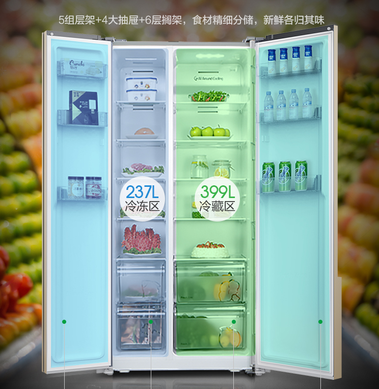 京东双开门冰箱排行榜：600L容量，3000价位都有哪些冰箱品牌？​