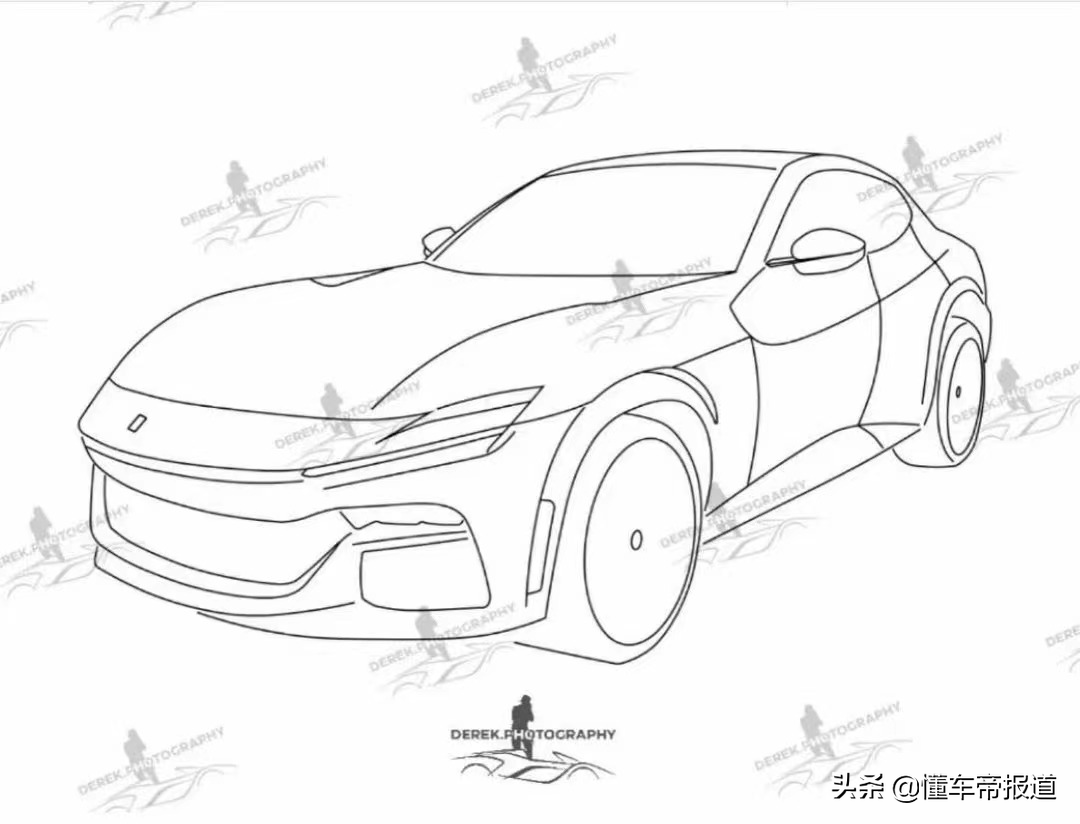 新车 | 品牌首款SUV车型，插混动力！法拉利Purosangue实车图片曝光