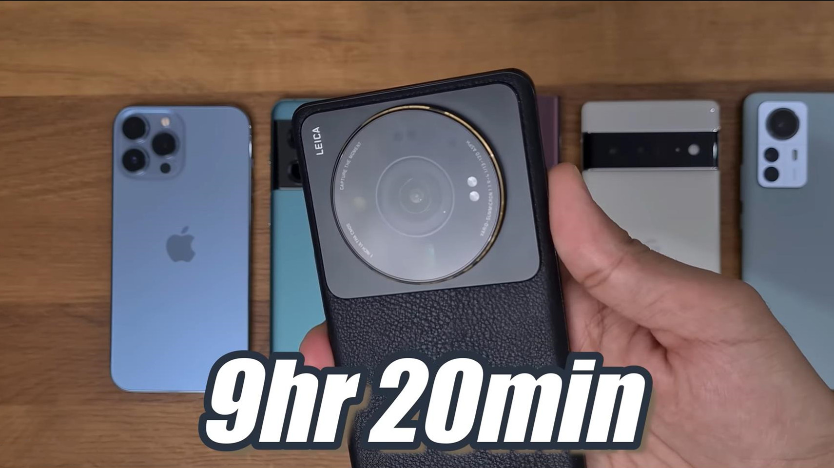 一加10Pro第三小米12SUltra第二，6部手机续航测试，苹果笑到最后