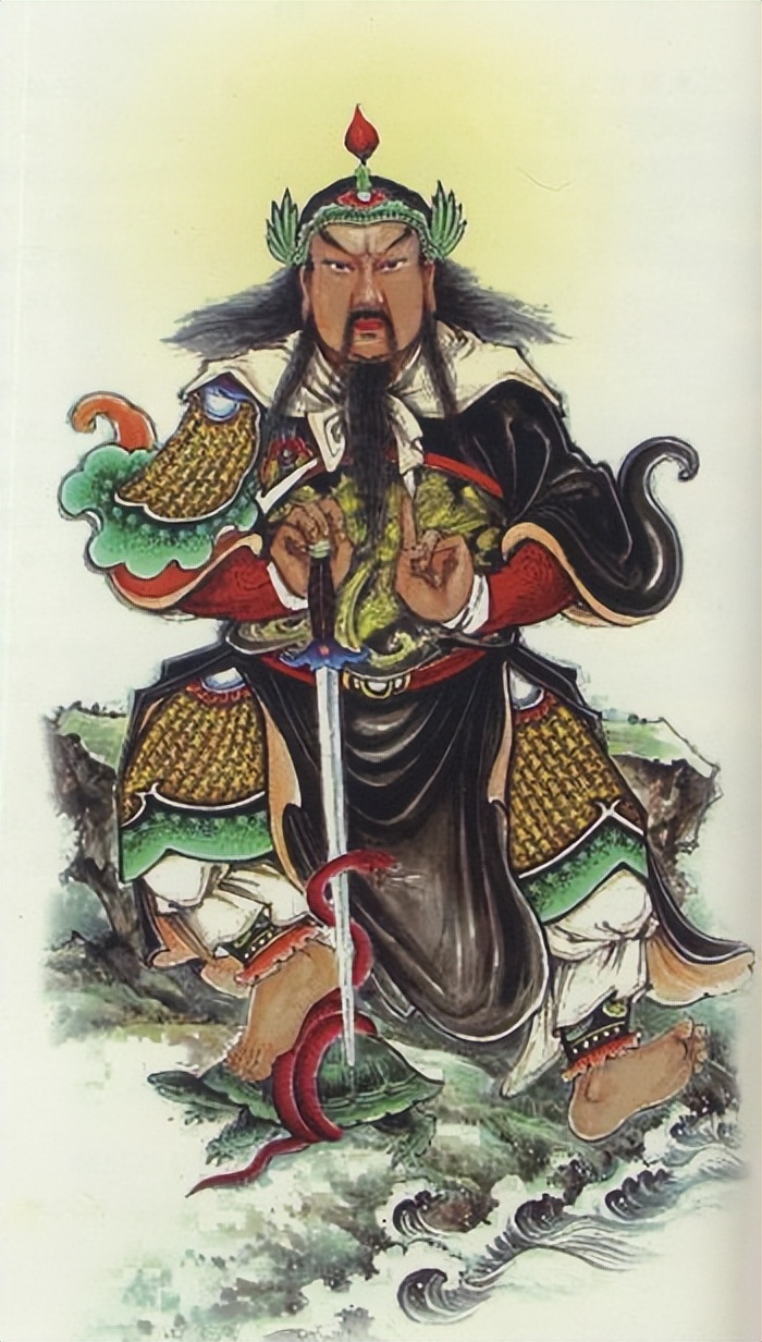 真武大帝二郎真君-杨戬号清源妙道真君,俗称灌口神,灌口二郎,杨二郎等