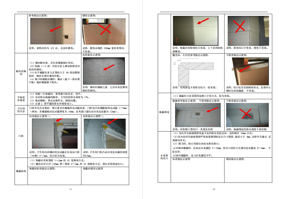 纯干货！中建200页装饰装修工程标准化手册，现场实例图规范标准