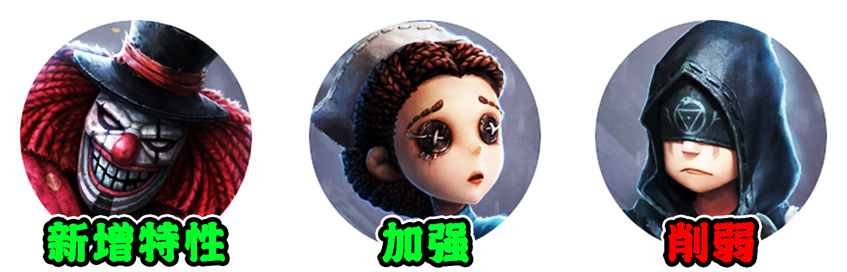 第五人格：小丑新增抗阻效果！四医生强摸阵容被制裁！共研服调整