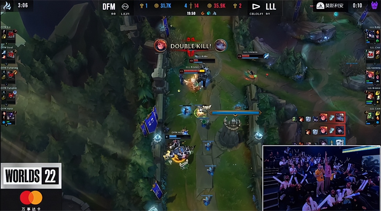 LOL-S12入围赛:Robo猪妹对位单杀Evi剑魔,LLL击败DFM解锁首胜