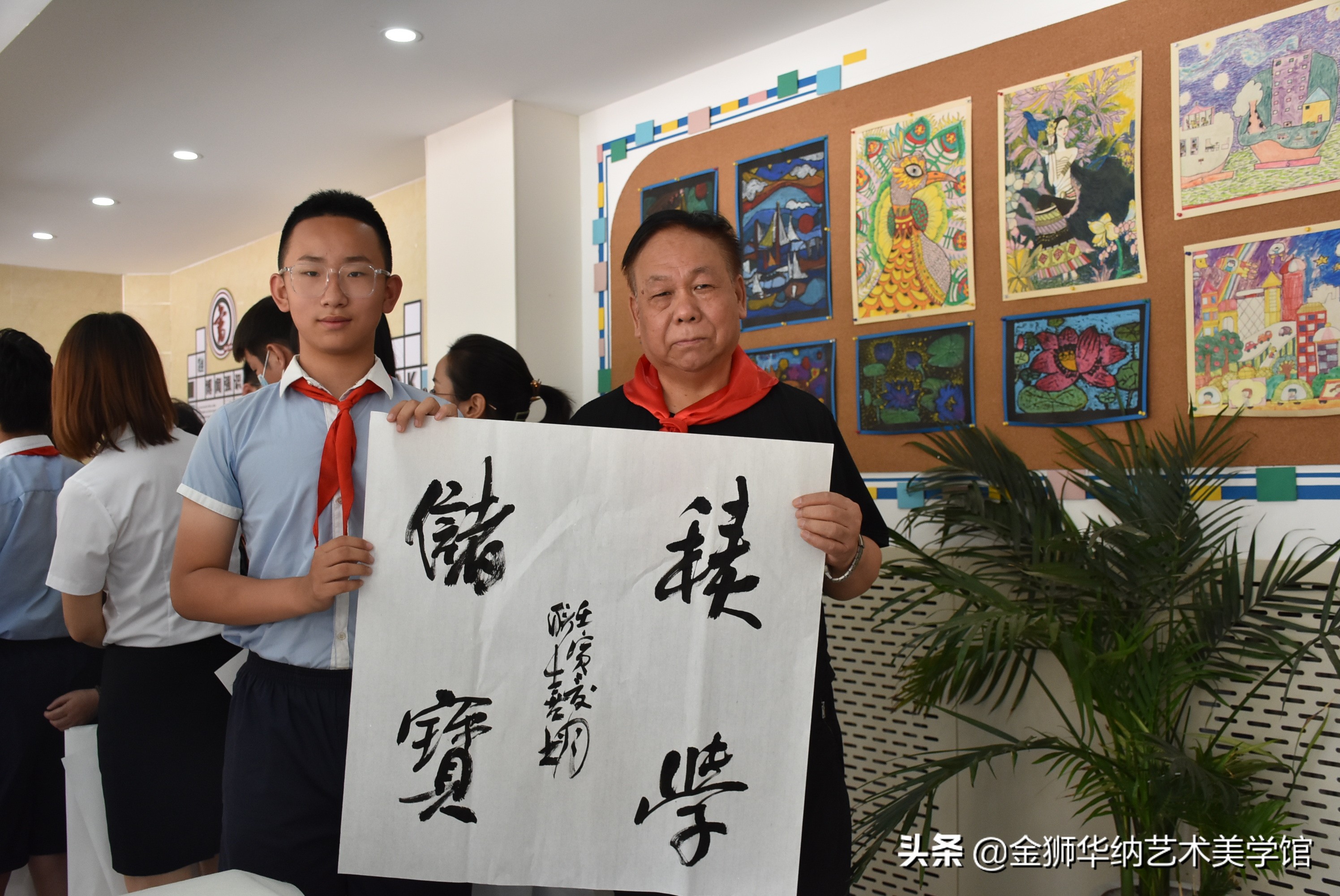 曲江第九小学校园美术馆开馆暨高雅艺术进校园活动顺利举行