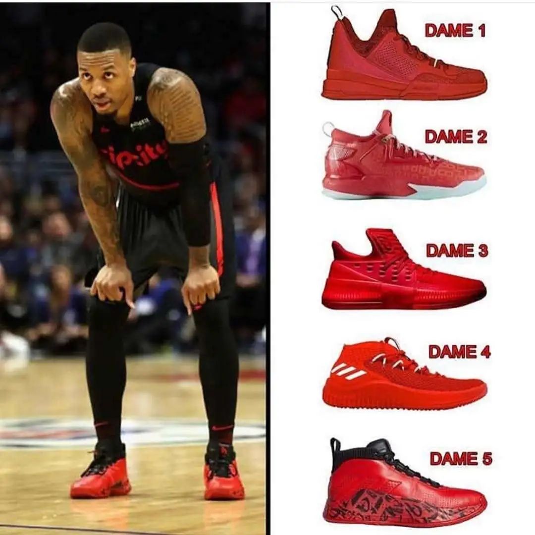 nba哪些球星球鞋吃香（对比利拉德职业生涯最好的三双球鞋！为何前期的签名鞋优于后期？）