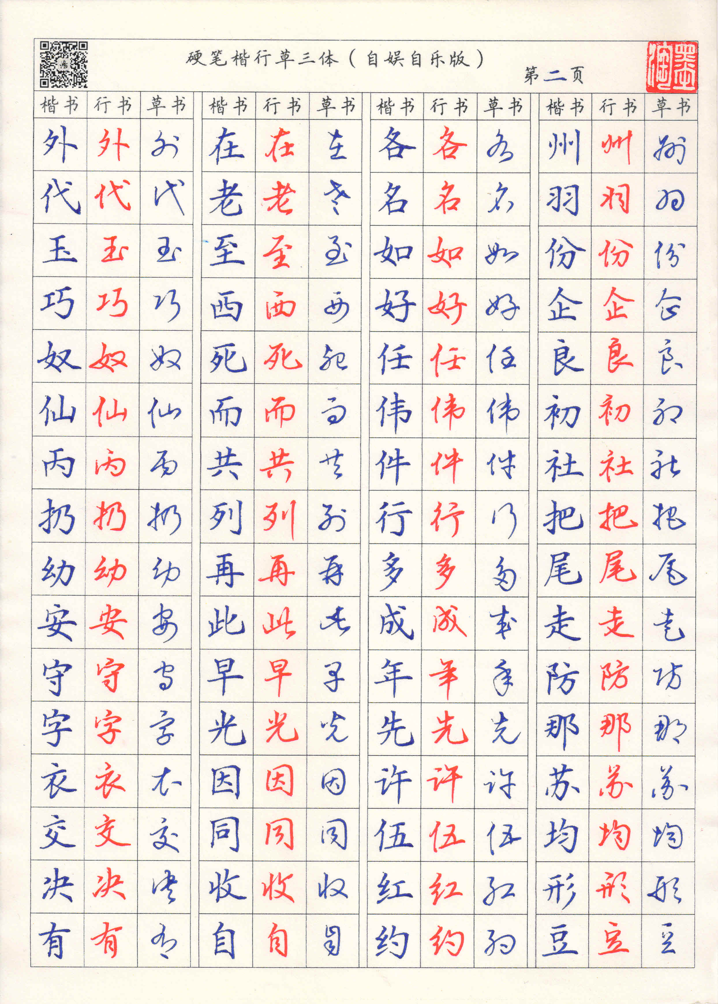 钢笔草书名人名言字帖下载