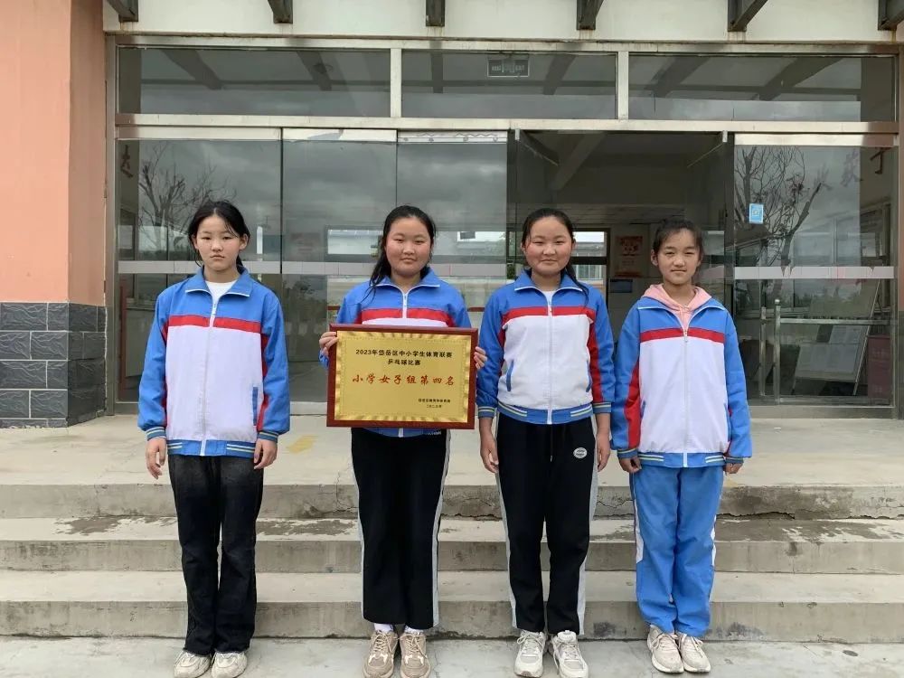 夏张镇故县店小学学生在2023年岱岳区中小学生乒乓比赛中斩获佳绩