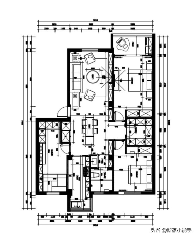 115平一家四口新房，装修现代简约风格，全屋实用与美观性并存