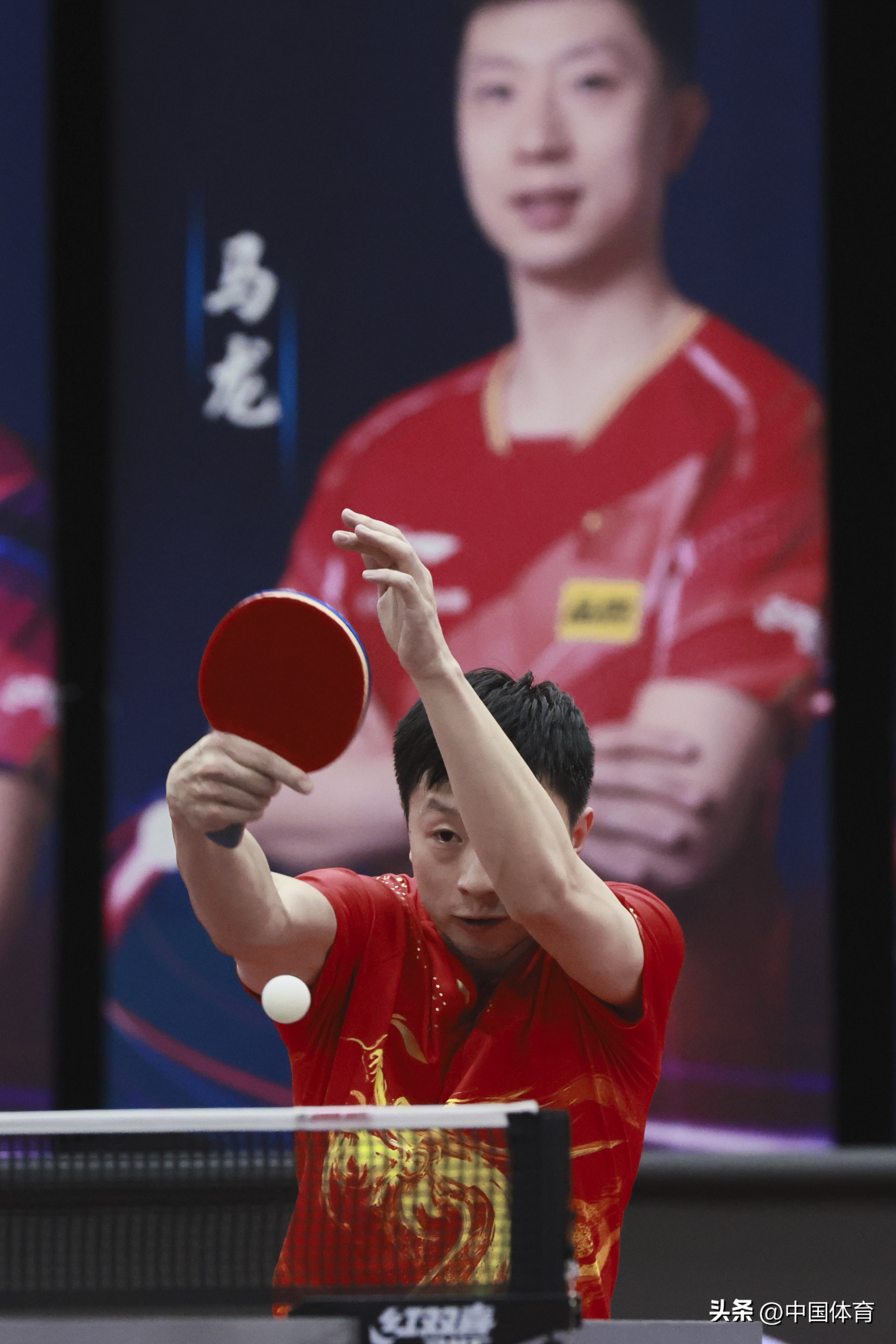 马龙男单vs梁靖昆（图集（马龙3比1战胜梁靖崑 晋级“直通赛”男单决赛）