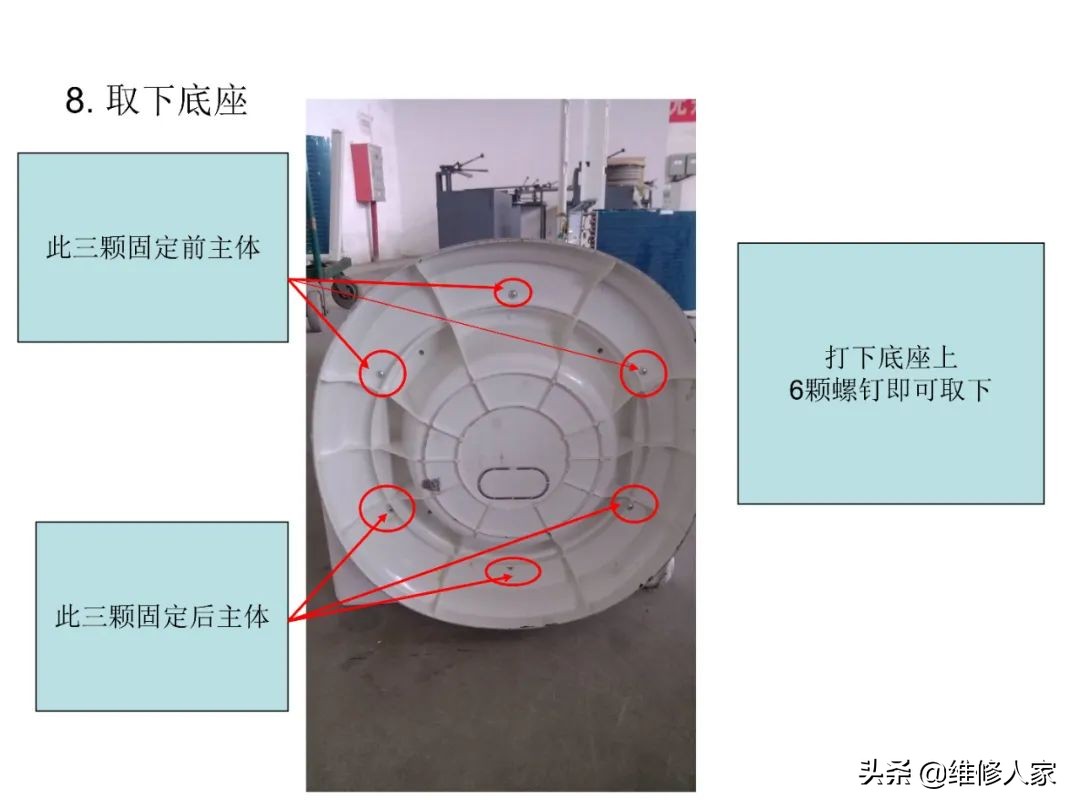 志高圆筒柜机拆卸图解