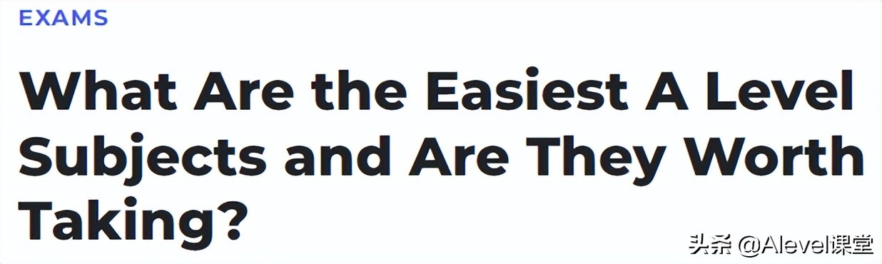海外学生眼中的A-Level科目及备考建议