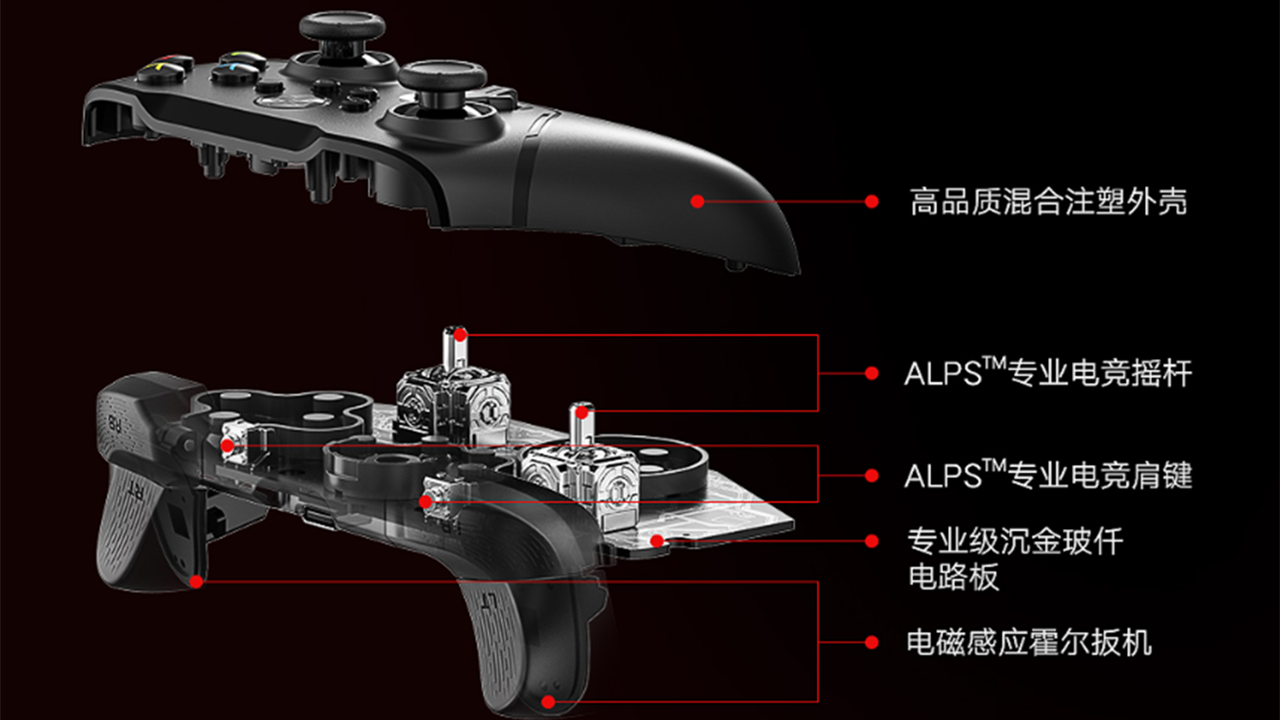 为华为智慧屏深度定制的首款游戏手柄尽享家庭娱乐体验