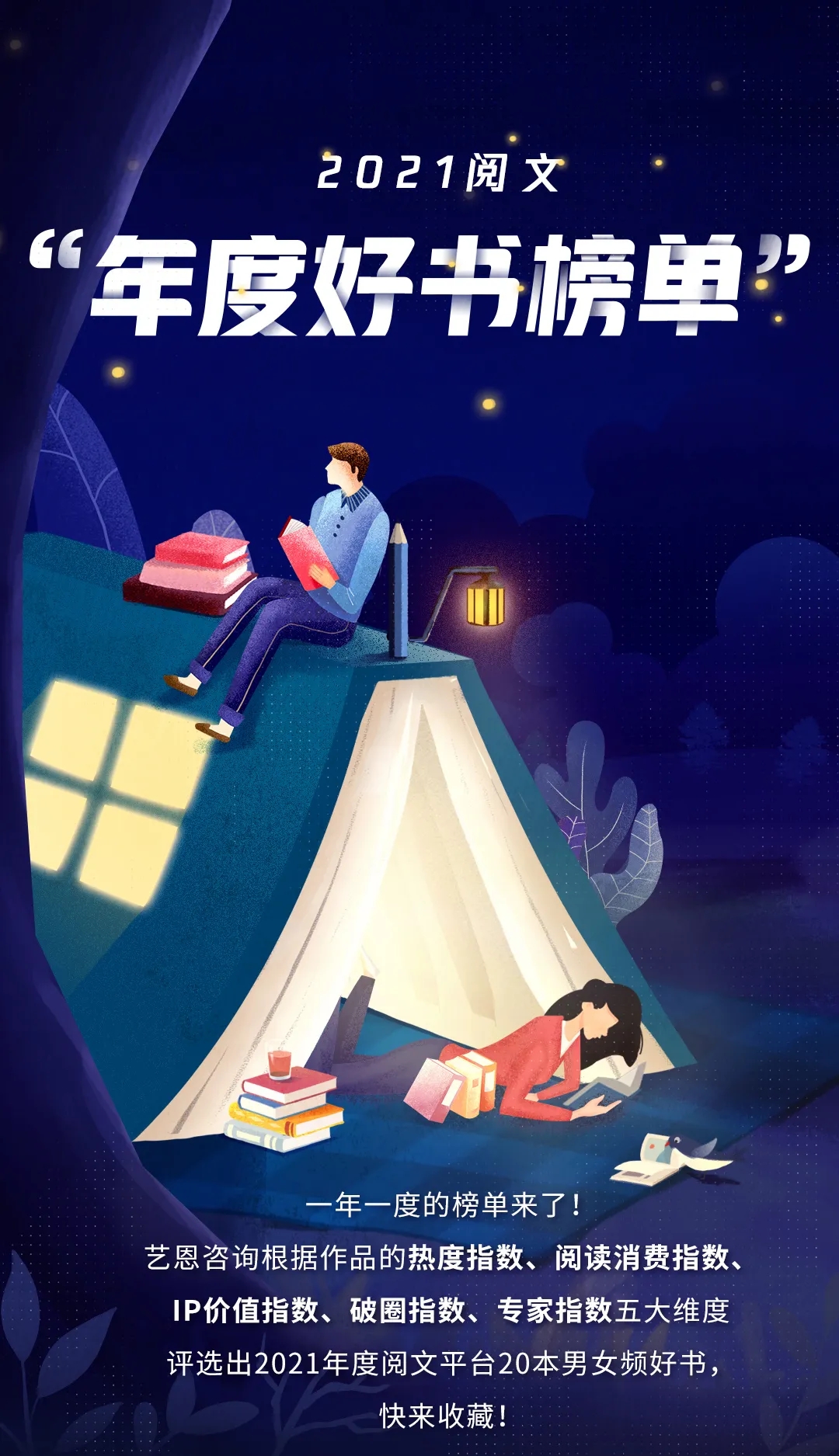 2021阅文年度好书榜单发布 热门小说排行揭晓