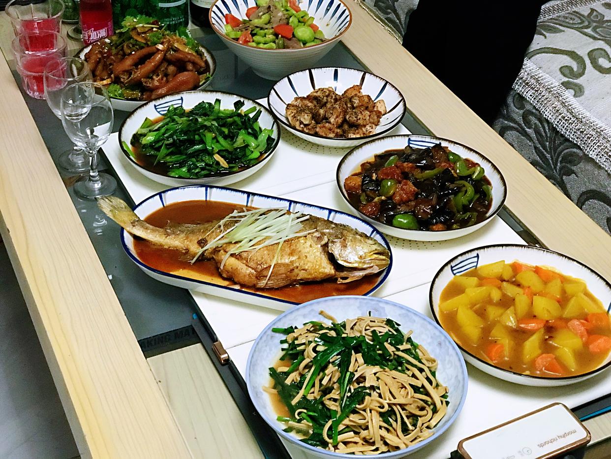 图片[10]-朋友家庭聚餐菜谱 有鱼有肉有菜 营养很全 一桌还不到100元-起舞食谱网