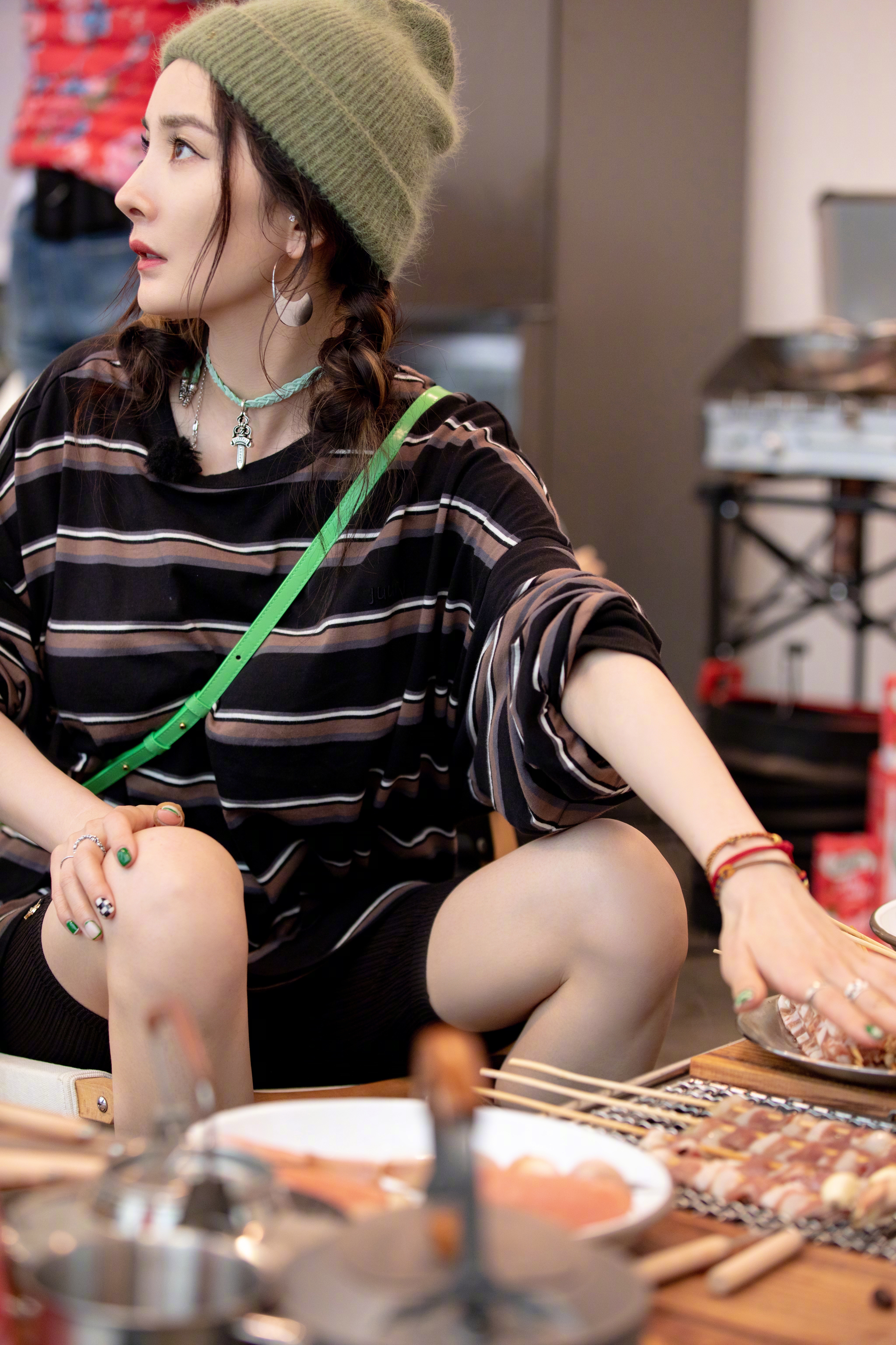 杨幂时髦夏日穿搭