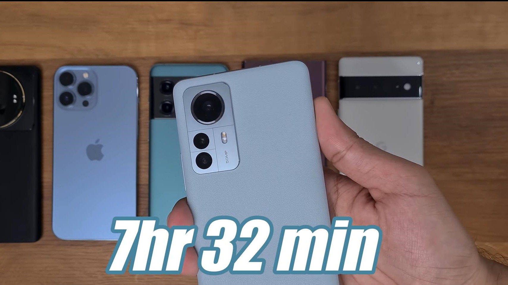 一加10Pro第三小米12SUltra第二，6部手机续航测试，苹果笑到最后