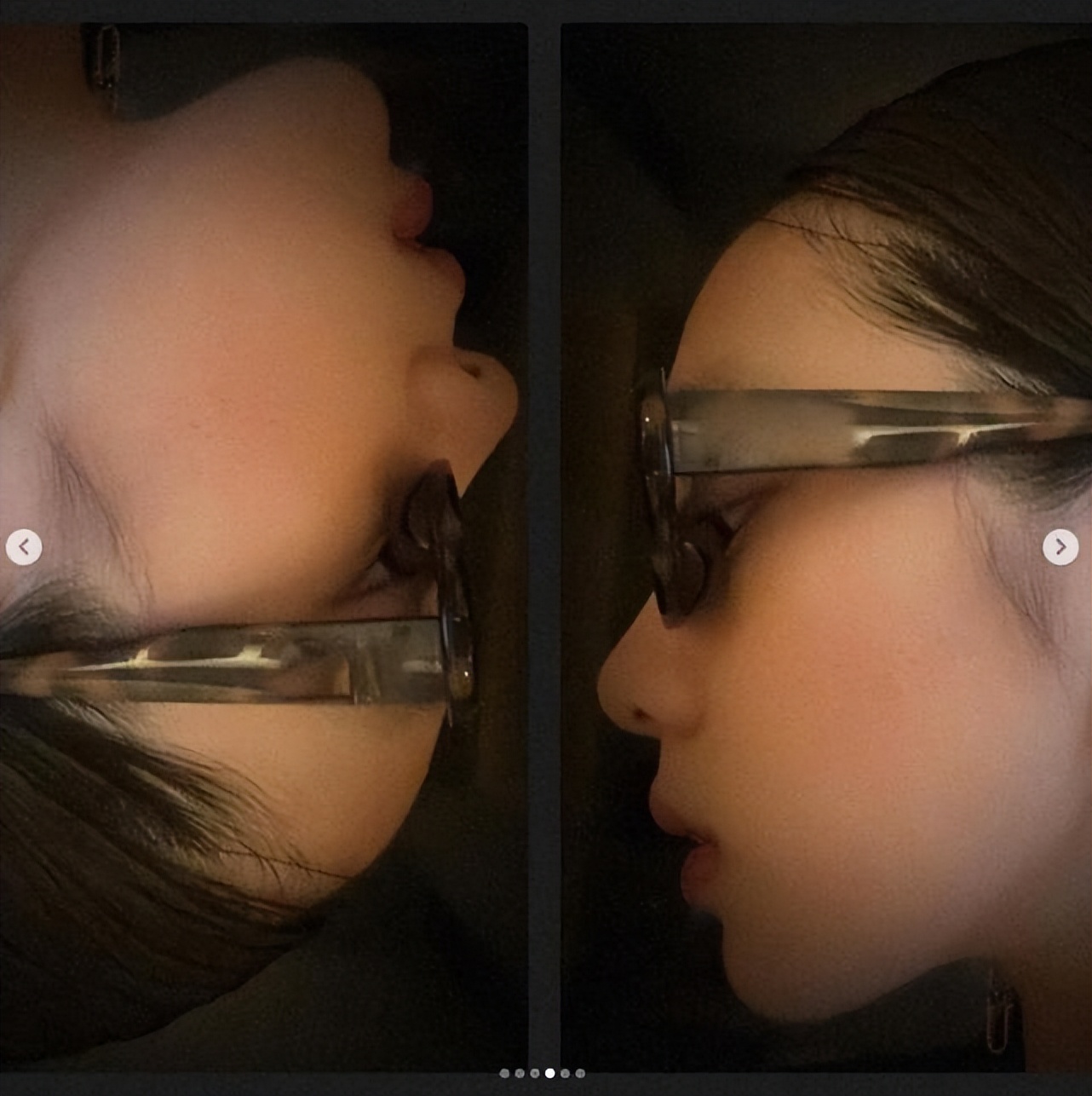 16岁黄多多晒自拍，涂红色指甲油时髦感超强，脸上的雀斑抢镜了