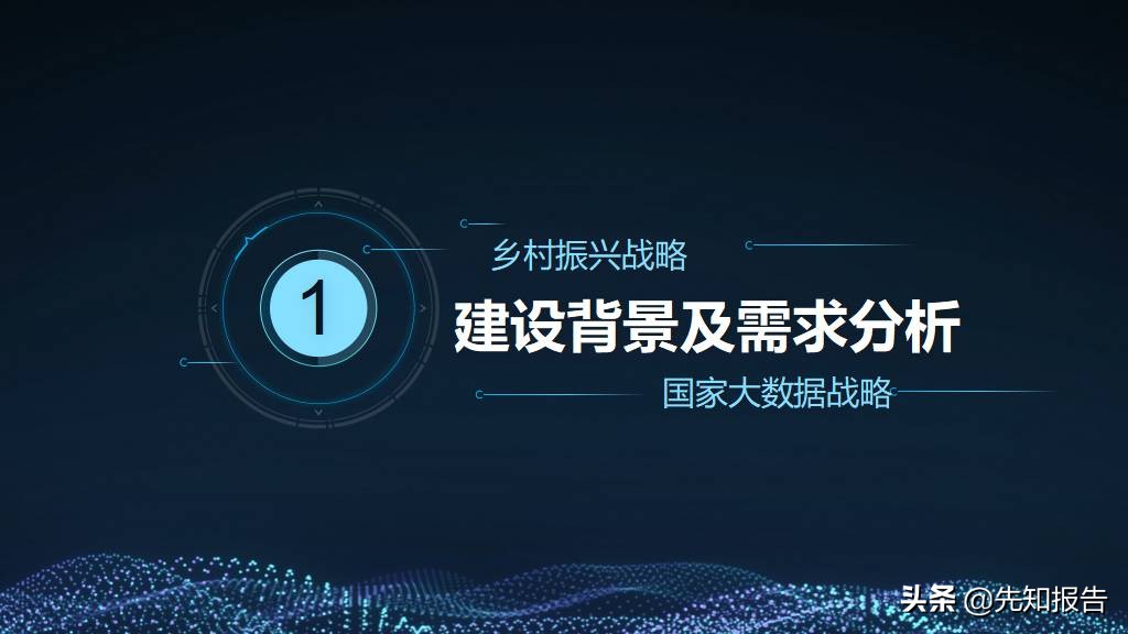 5G+智慧农业大数据数字乡村 乡村振兴整体建设方案（附PPT全文）