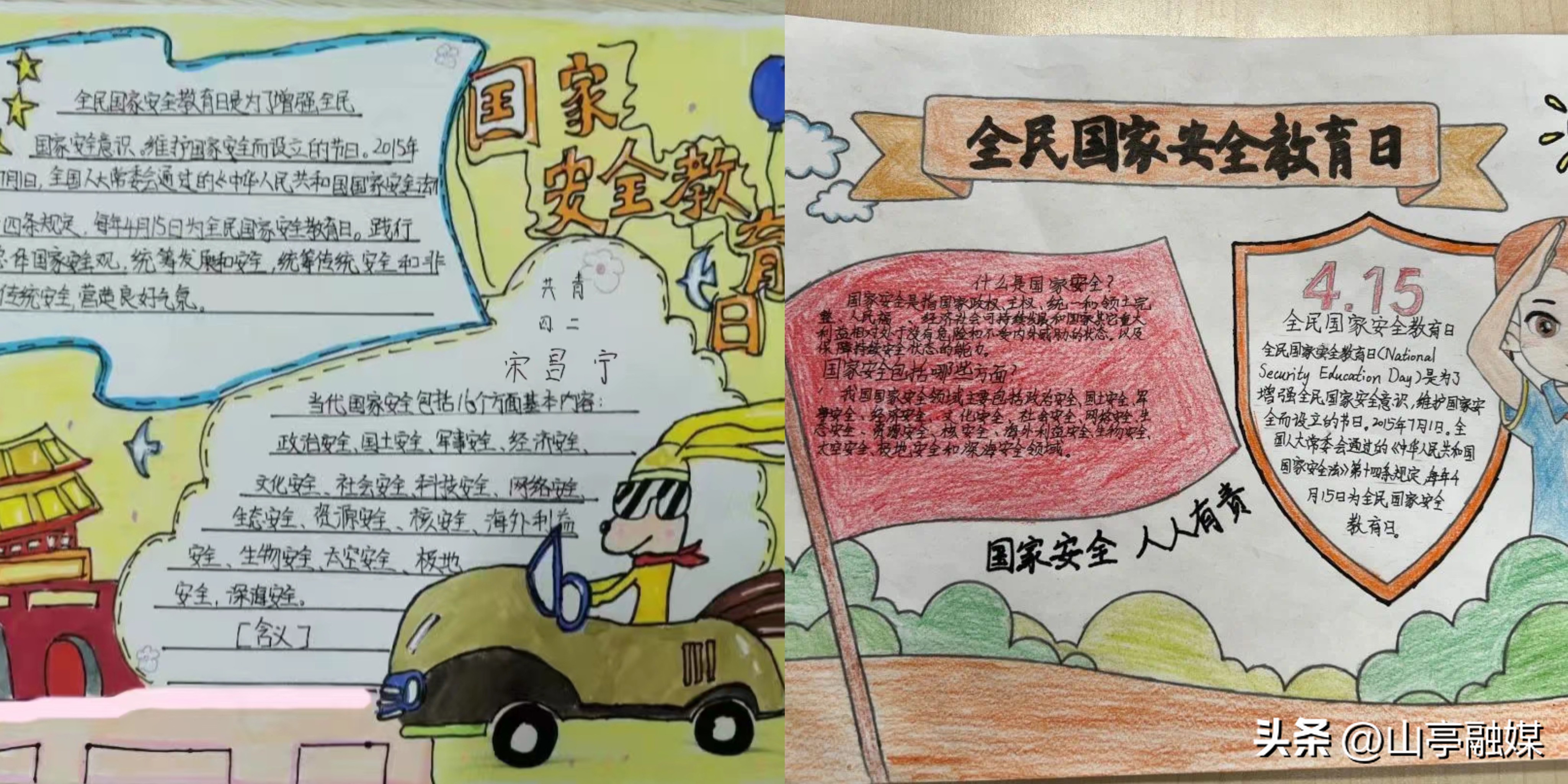 国家安全手抄报国家安全内容手抄报