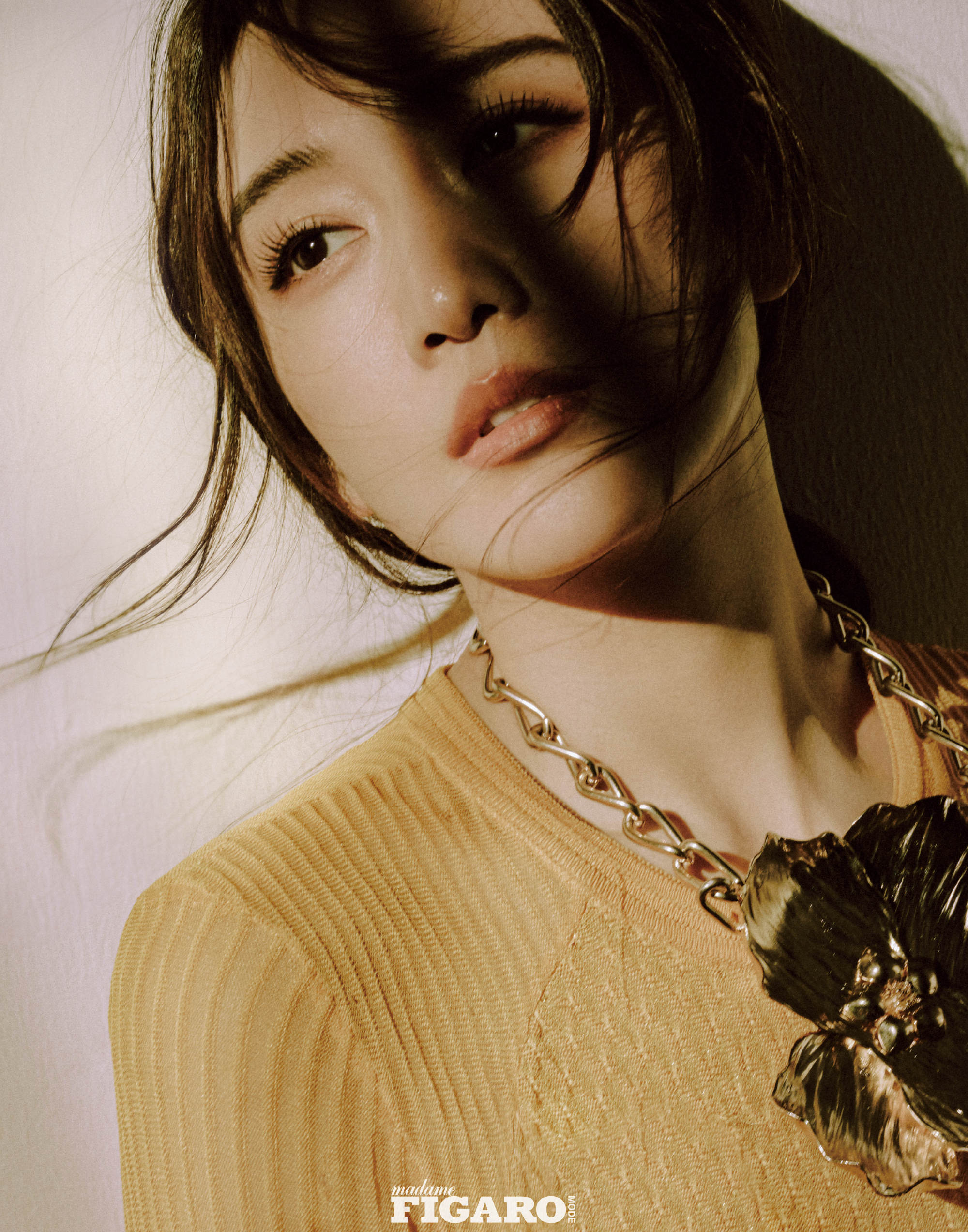 王鸥登《费加罗mode》一月刊,贝壳抹胸长裙宛如女神降临,太美了