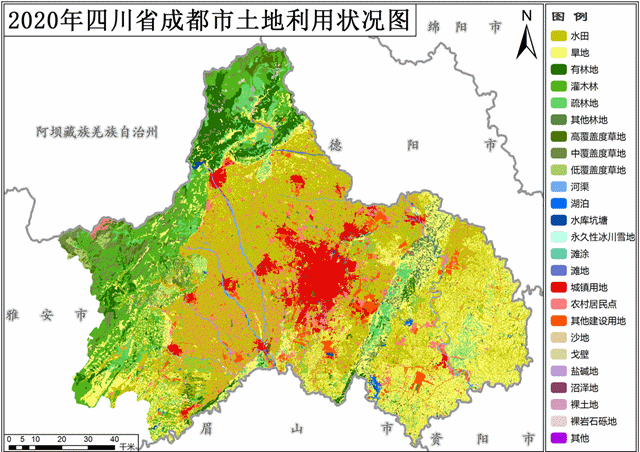 全国首套-2021土地利用矢量数据正式发布