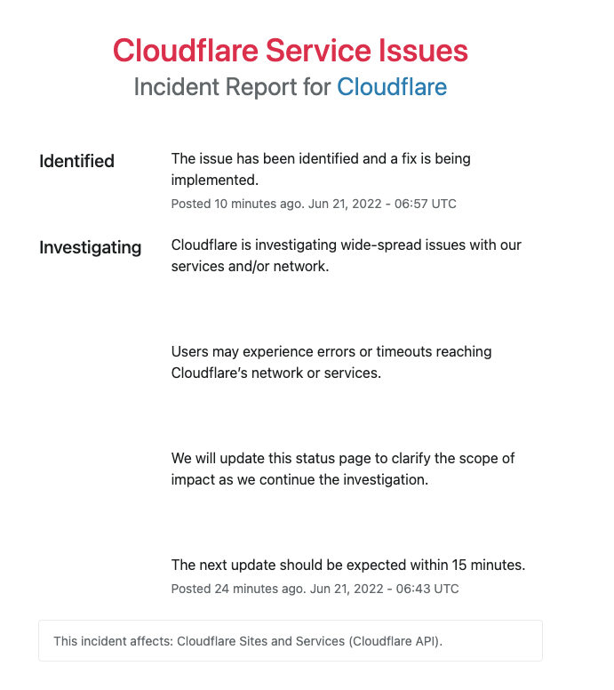 cloudflare 歇菜大半个互联网受惊