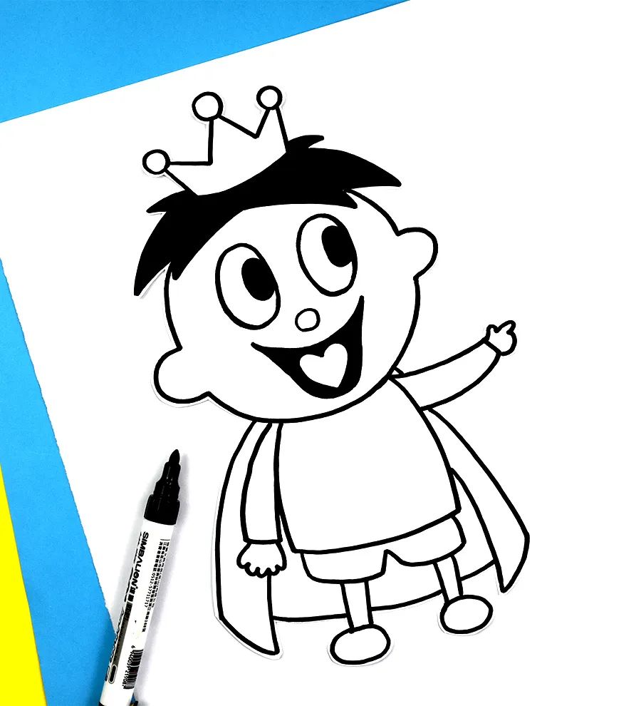 卡通小人怎么画更简便(儿童画教程｜秋季初级卡通艺术课《你好，旺仔！》)