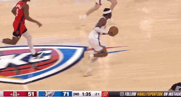 NBA雷霆VS火箭常規賽（雷霆轟153分狂勝火箭32分反超湖人 亞歷山大單節20分三節42分打卡）